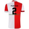 Maillot de Supporter Feyenoord Rotterdam Marcus Pedersen 2 Domicile 2021-22 Pour Homme
